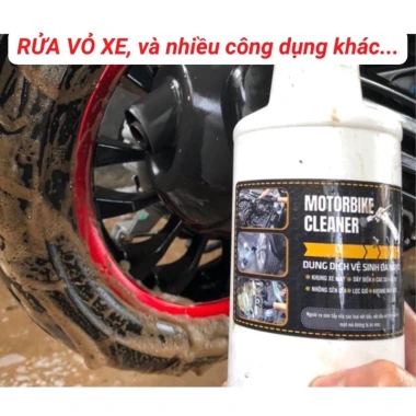 Motorbike Cleaner Đa Năng - Rửa xe, vệ sinh nhông sên, tẩy nhớt, lốc máy, lốp & khung - Giá 99.000đ
