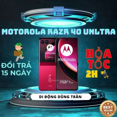 Motorola Razr 40 Ultra 2.023 Zin 2 SIM RAM 16GB/256GB Chip 8 Gen 1 Camera đẹp Giá 8.190.000₫