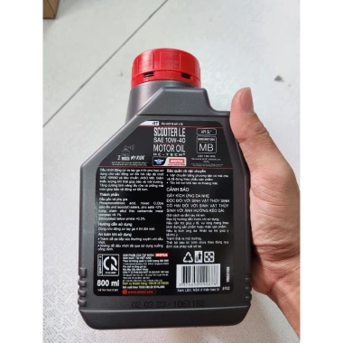 Motul Scooter 10W40 800ml + Gear Oil 80W90 120ml - Nhớt hợp số NK, giá ưu đãi 169k 3