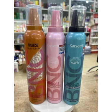 Mousse tạo kiểu Karssell – Bọt giữ lọn, dưỡng tóc uốn, giá ưu đãi 125.000đ (giá gốc 155.000đ)