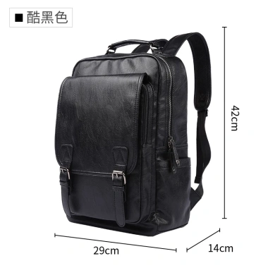 MOYYI Balo Laptop Chống Sốc Da 15.6 inch Sức Chứa Lớn, Khóa Kéo, Thời Trang Nam 10 MOYYI Balo Laptop Chống Sốc Da 15.6 inch Sức Chứa Lớn, Khóa Kéo, Thời Trang Nam 10
