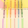 MP4.907 MP4.908 Bút nhớ highlight 2 đầu Baoke 6 màu pastel dạ quang - giá 46.900₫ 4