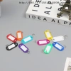 Mpjow 50 chiếc móc khóa đa màu kèm thẻ ID, nhãn TEL, bút đánh dấu - 53.892₫ 6