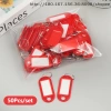 Mpjow 50 chiếc móc khóa đa màu kèm thẻ ID, nhãn TEL, bút đánh dấu - 53.892₫ 10