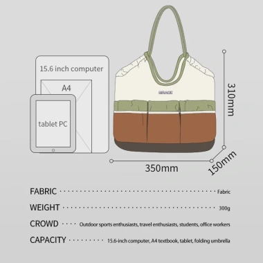 Mr.ace Homme 3.193 Túi Tote Dây Kéo Đeo Vai Nữ - Mềm Cá Tính, Du Lịch, 680.400₫ 8