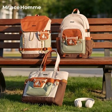 Mr.ace Homme Campus Tote Túi Đeo Vai Nữ Dung Tích Lớn Giá 961.200 VND Thời Trang 6