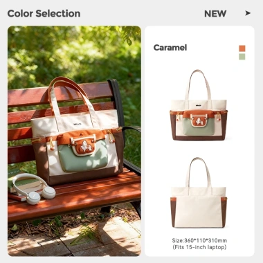 Mr.ace Homme Campus Tote Túi Đeo Vai Nữ Dung Tích Lớn Giá 961.200 VND Thời Trang 7