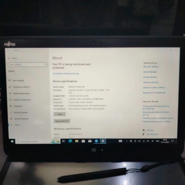 MTB Fujitsu Arrow Tap Q775 13.3 inch i5-5.300 R4/128GB - Hình Thức Đẹp, 1.25tr VND