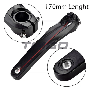 Mtb Xe Đạp Đường Bộ Vuông Tpaer Crankset Hollowtech 170mm Nhôm – Thay Thế Tay Quay Trái Shimano Giá 173.647₫