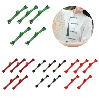 Mtt 5 Chiếc Dây Sườn Handmade Xám - Nút Trang Trí Khóa Trang Phục Truyền Thống, Giá ưu đãi 39.600 VND