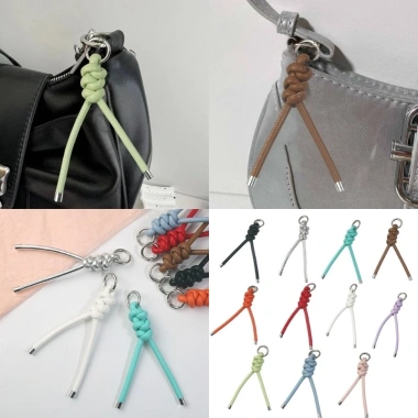 Mtt Dây Da PU Móc Khóa Mặt Dây Chuyền DIY - Tam Giác, Dệt Tay, Giá 51.700đ