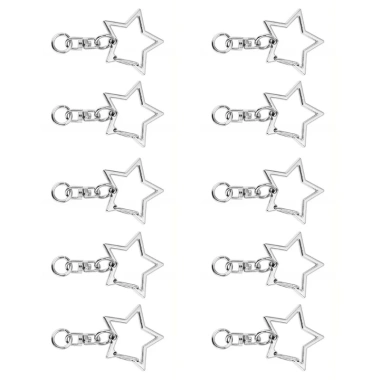 Mtt Gói 10 Phụ Kiện Chìa Khóa Ngôi Sao - 8 Thiết Kế, Dụng Cụ Sắp Xếp Cá Tính, Giá 61.600đ 4