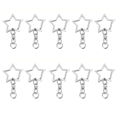 Mtt Gói 10 Phụ Kiện Chìa Khóa Ngôi Sao - 8 Thiết Kế, Dụng Cụ Sắp Xếp Cá Tính, Giá 61.600đ 8