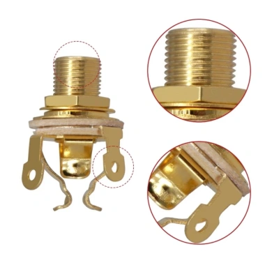 Mtt Guitar Jack 1/4 inch 6.35mm Mono - Cho Guitar điện & Bass, Giá ưu đãi 59.400₫