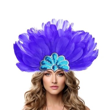 Mtt Mardi Gras Băng Đô Lông Vũ - Mũ Trùm Đầu Hóa Trang Đảng Quá Khổ 169.560 VND 3