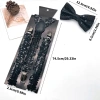 Mtt Nam Sequined Suspenders Bowtie Set - Đạo cụ biểu diễn sân khấu, giá chỉ 97.200 VND 2