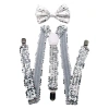 Mtt Nam Sequined Suspenders Bowtie Set - Đạo cụ biểu diễn sân khấu, giá chỉ 97.200 VND 3