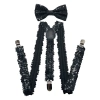 Mtt Nam Sequined Suspenders Bowtie Set - Đạo cụ biểu diễn sân khấu, giá chỉ 97.200 VND 7