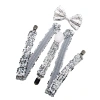 Mtt Nam Sequined Suspenders Bowtie Set - Đạo cụ biểu diễn sân khấu, giá chỉ 97.200 VND 10