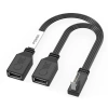 Mtt USB 2.0 Cáp Chia Nam Sang Nữ 90 độ - Bộ Chuyển Đổi Mở Rộng Giá Ưu Đãi 70.400₫ 9