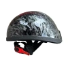 Mũ bảo hiểm 1/2 đầu sơn nhúng carbon - Nón đua ngựa nhẹ nhàng, thời trang phố 7