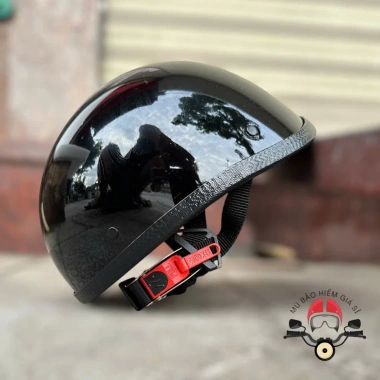 Mũ bảo hiểm 1/2 đầu sơn nhúng carbon - Nón đua ngựa nhẹ nhàng, thời trang phố 9 Mũ bảo hiểm 1/2 đầu sơn nhúng carbon - Nón đua ngựa nhẹ nhàng, thời trang phố 9