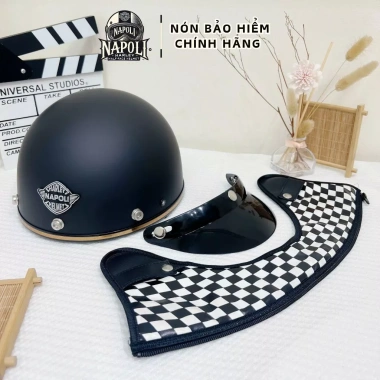 Mũ Bảo Hiểm 1/2 Napoli Harley Chính Hãng N120 N04 - Thiết kế thời trang, thoáng khí, bảo vệ nửa đầu, Giá ưu đãi 165.000đ (Giảm từ 199.650đ)