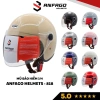 Mũ bảo hiểm 3/4 đầu ANFAGO HELMETS 818 an toàn, kính dài che mặt, nhiều màu nam nữ