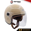 Mũ bảo hiểm 3/4 đầu ANFAGO HELMETS 818 an toàn, kính dài che mặt, nhiều màu nam nữ 2