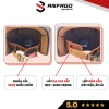 Mũ bảo hiểm 3/4 đầu ANFAGO HELMETS 818 an toàn, kính dài che mặt, nhiều màu nam nữ 7