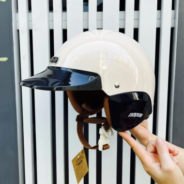Mũ Bảo Hiểm 3/4 Đầu NAPOLI Siêu Nhẹ - Bảo Hành 12 Tháng, Giá 339.000₫