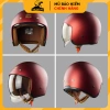 Mũ bảo hiểm 3/4 đầu Royal M139 đa màu trơn, kính âm chính hãng – 660.000₫ 3
