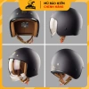 Mũ bảo hiểm 3/4 đầu Royal M139 đa màu trơn, kính âm chính hãng – 660.000₫ 7