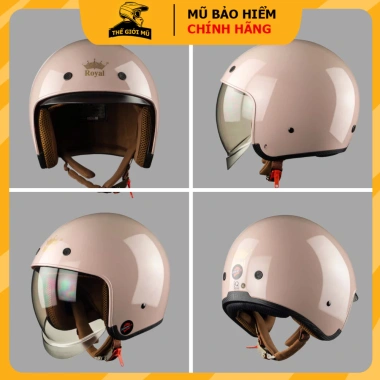 Mũ bảo hiểm 3/4 đầu Royal M139 đa màu trơn, kính âm chính hãng – 660.000₫ 8