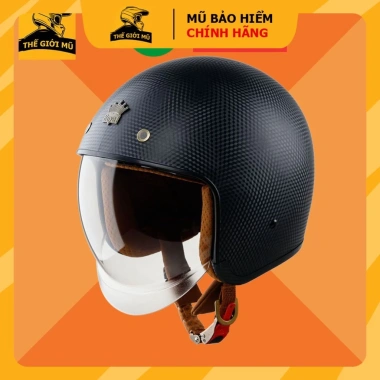 Mũ bảo hiểm 3/4 đầu Royal M139 vân Carbon chống xước, chống bụi mẫu mới 2.025 - 660.000₫