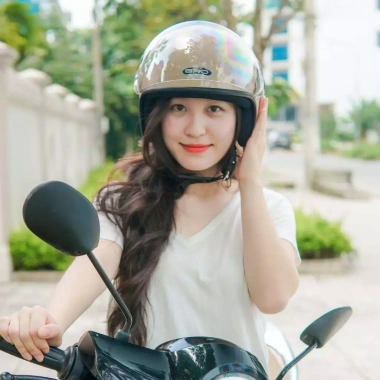 Mũ Bảo Hiểm 3/4 GRO Helmet T818 kính dài che mặt, thời trang nữ, khóa kim loại - 259.700₫