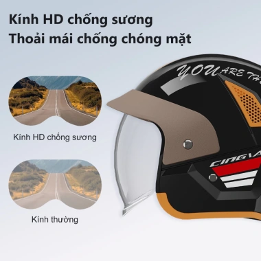 Mũ Bảo Hiểm 3/4 Masontex 706 Lót Trong Tháo Rời – Đi Phố & Đi Làm, Giá 499k 4