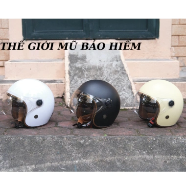 Mũ bảo hiểm 3/4 NTMAX TRUMP trắng bóng - Kính chắn gió, nam nữ, chính hãng, giảm còn 320.000₫ 6 Mũ bảo hiểm 3/4 NTMAX TRUMP trắng bóng - Kính chắn gió, nam nữ, chính hãng, giảm còn 320.000₫ 6