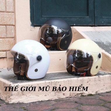 Mũ bảo hiểm 3/4 NTMAX TRUMP trắng bóng - Kính chắn gió, nam nữ, chính hãng, giảm còn 320.000₫ 7 Mũ bảo hiểm 3/4 NTMAX TRUMP trắng bóng - Kính chắn gió, nam nữ, chính hãng, giảm còn 320.000₫ 7