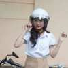 Mũ bảo hiểm 3/4 NTMAX TRUMP trắng bóng - Kính chắn gió, nam nữ, chính hãng, giảm còn 320.000₫ 8