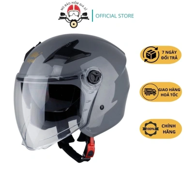 Mũ Bảo Hiểm 3/4 Royal m268,668 kính UV 2 lớp giảm ánh nắng, lót tháo rời, 444.000đ