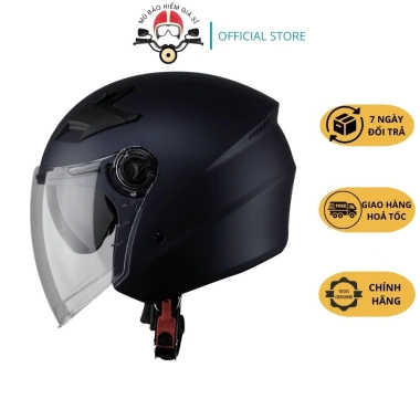 Mũ Bảo Hiểm 3/4 Royal m268,668 kính UV 2 lớp giảm ánh nắng, lót tháo rời, 444.000đ
