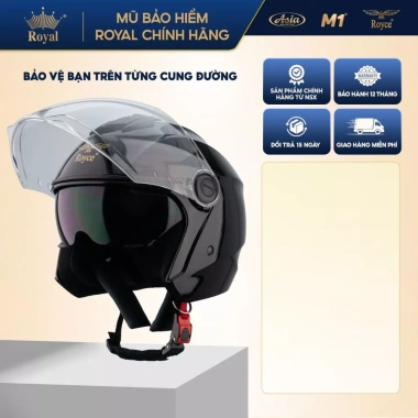 Mũ Bảo Hiểm 3/4 Royce XH01 2 Kính Chính Hãng, Nam Nữ, Bảo Hành 12 Tháng, Giá chỉ 415k 4