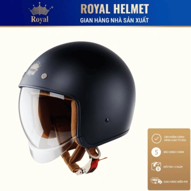 Mũ Bảo Hiểm 3/4 Royce Xh26 Royal M139 Kính Âm BH 12 Tháng Nam Nữ Xe Máy Size M-L Giá 460k 10