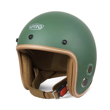 Mũ Bảo Hiểm 3/4 VARO Viền Chỉ Thông Gió và Lưỡi Trai Đức Vintage - Giá chỉ 249.000đ 9