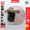 Mũ bảo hiểm 4/3 MASONTEX vỏ ABS, kính ẩn tiện lợi, biker cho nam nữ - 439k