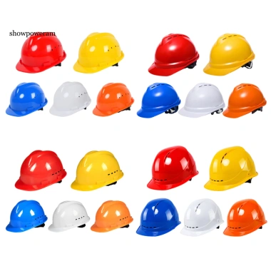 Mũ bảo hiểm an ninh SPM Abs nhẹ, điều chỉnh, thông gió, thoáng khí cho nam nữ xây dựng ngoài trời - 170.349 VND