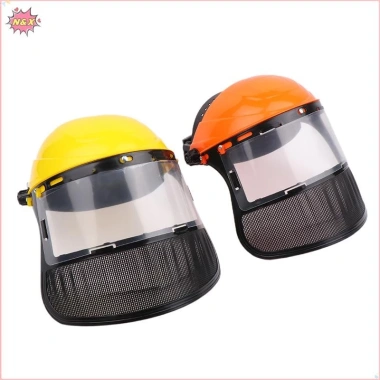 Mũ bảo hiểm an toàn tông đơ cỏ sân vườn N&X - Mặt nạ lưới toàn mặt, giảm giá 35.856₫ 2