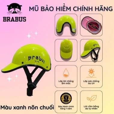 Mũ bảo hiểm BRABUS chính hãng 53-60cm, an toàn, thời trang, nhiều màu, 469.000₫ 10