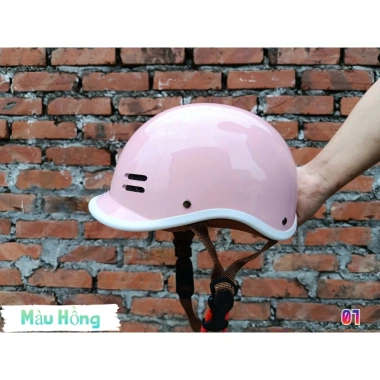 Mũ Bảo Hiểm Cá Heo Cao Cấp Xanh Rêu - Giá ưu đãi 79.000 VND, an toàn, thời trang